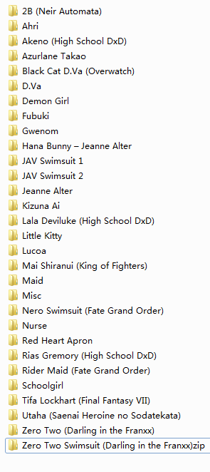 [Hana Bunny]30套散图合集【度盘】【1.46GB】