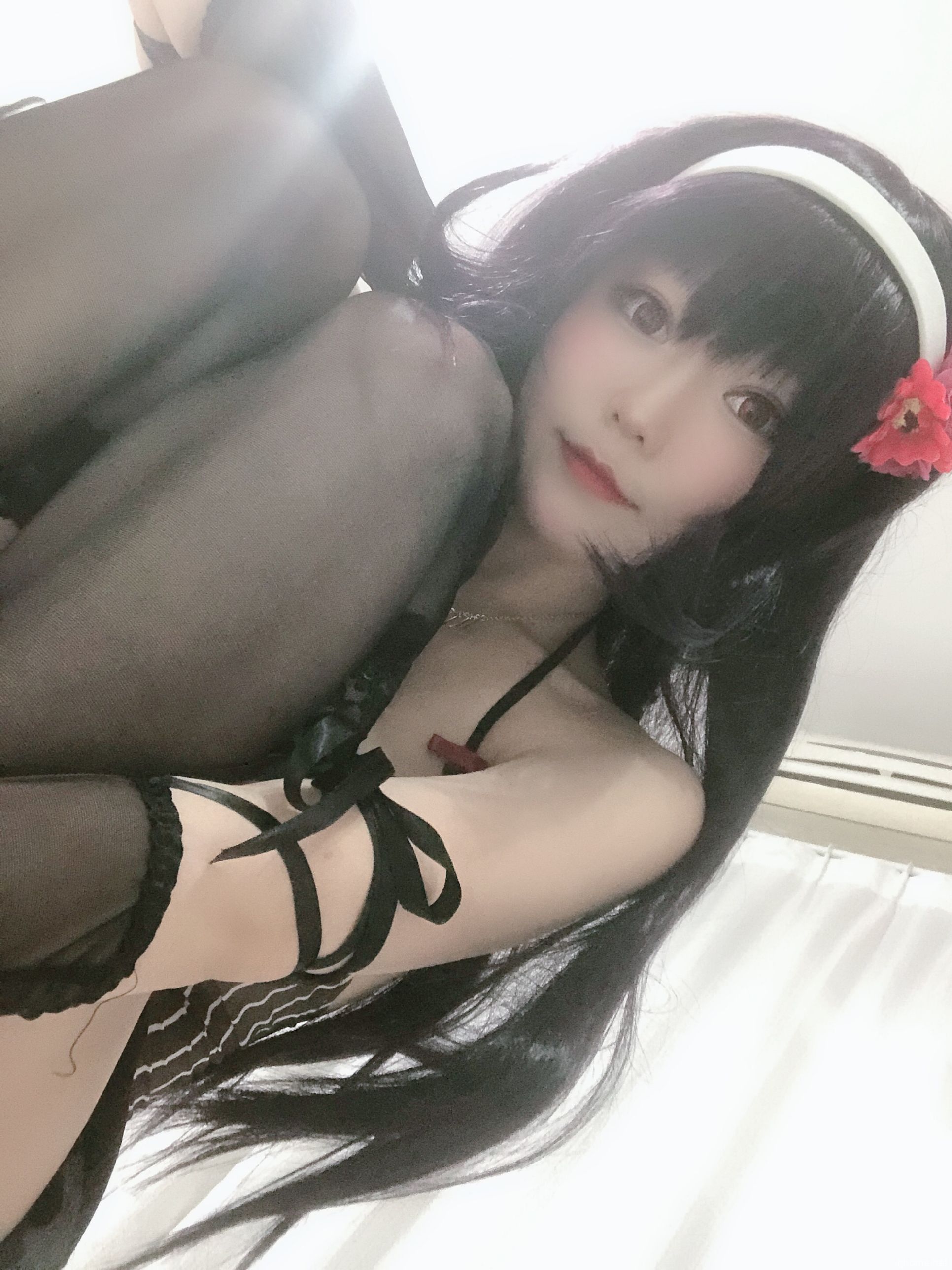 [2020.9.21]香草喵露露-诗羽学姐睡衣自拍（45p 159M）