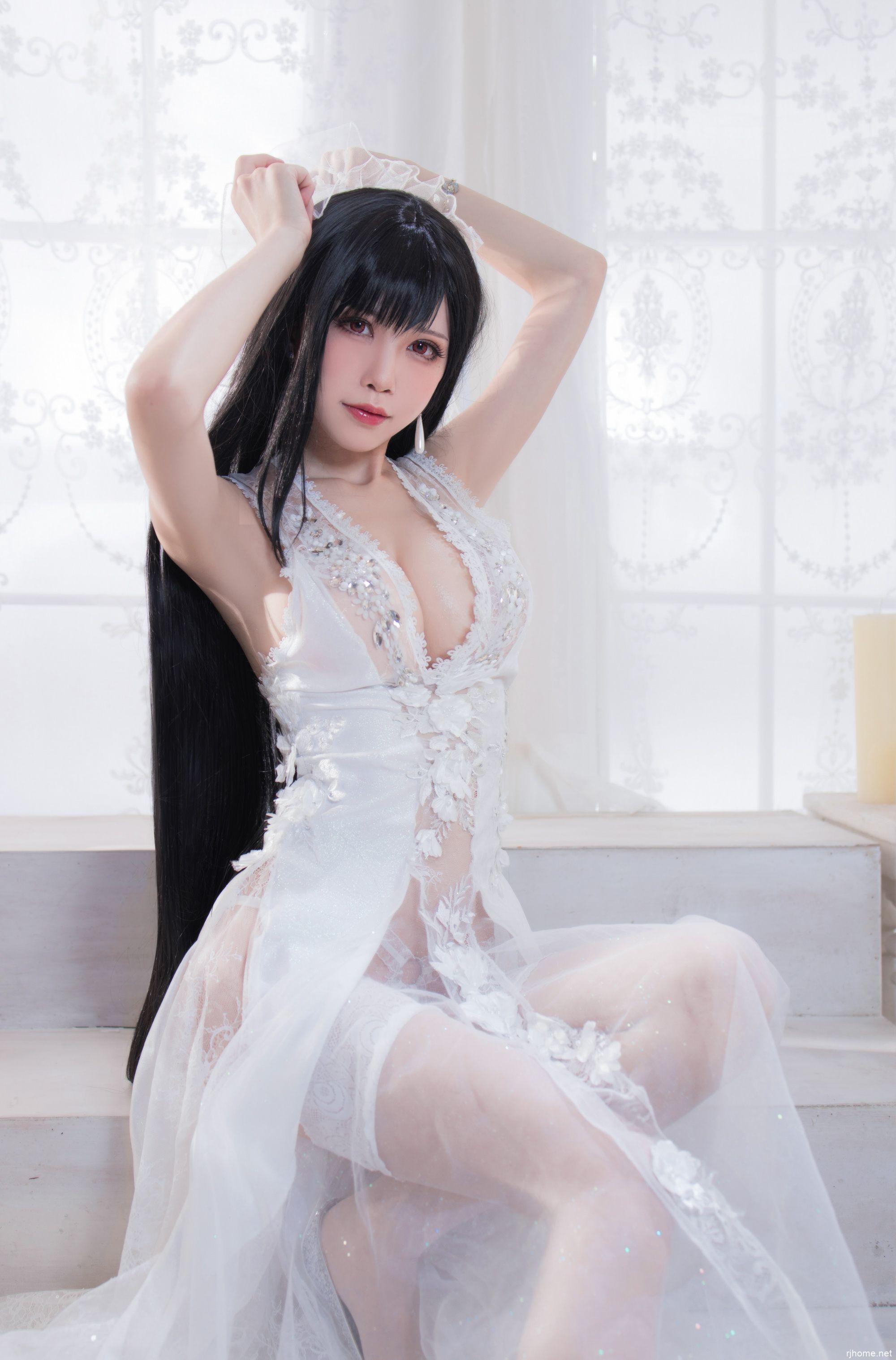 [001] 水淼 NO.064 蒂法蜜蜂 婚纱 黑皮蜜蜂 [88P-105MB]