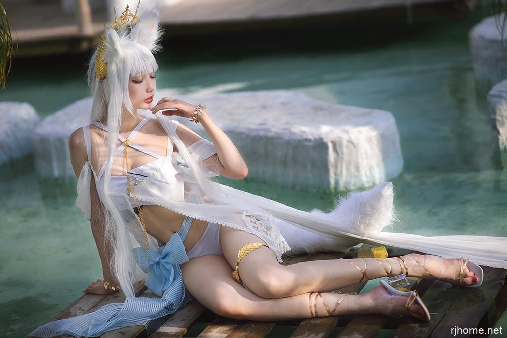 [169]周叽是可爱兔兔 NO.013 白金泳装[23P-339MB]