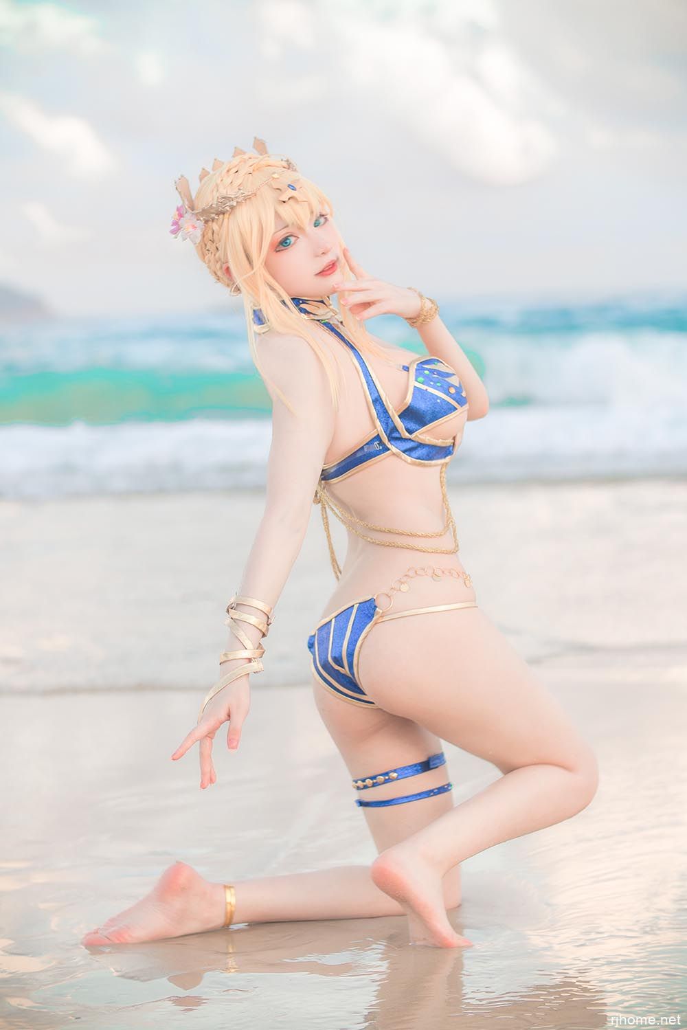 [413]起司 白枪泳装