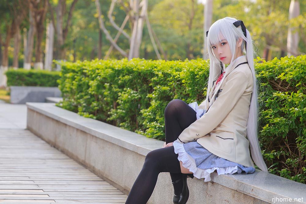 [556]G44不会受伤 - NO.39 雾枝校服 [19P-44MB]