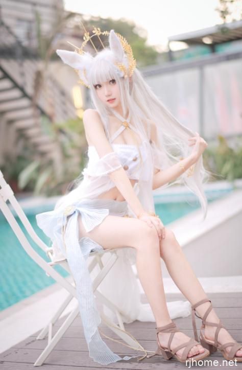 2110055  花柒Hana - NO.06 白金cos泳装  18P-42M   秒传