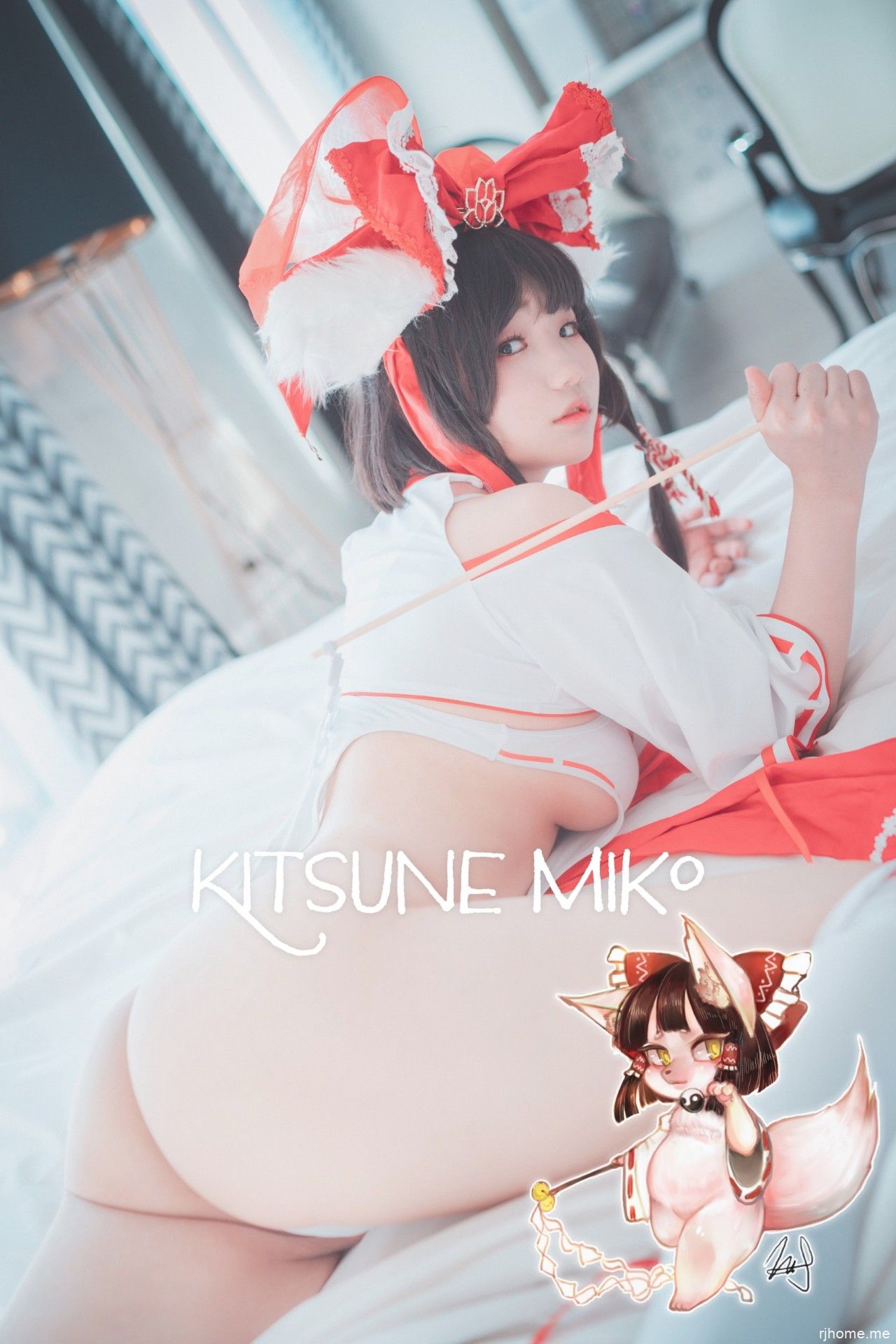 [CAT025]DJAWA – Mimmi (밈미): Kitsune Miko (A ver) [65P 557MB]