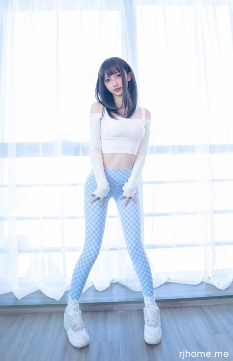 2202176  神楽坂真冬 -  蓝白格  75P-172M  秒传