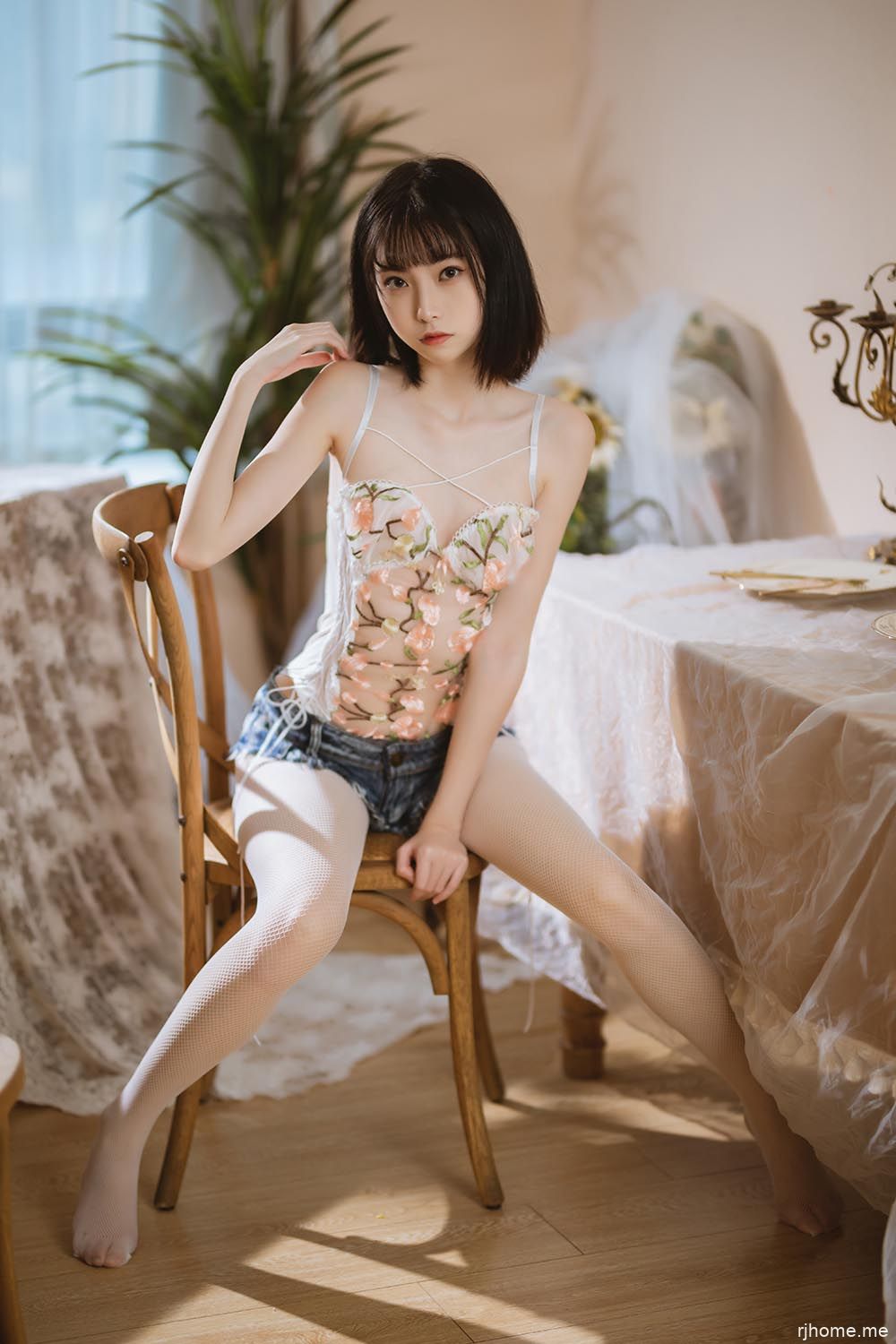 许岚 - 纯欲牛仔短裤