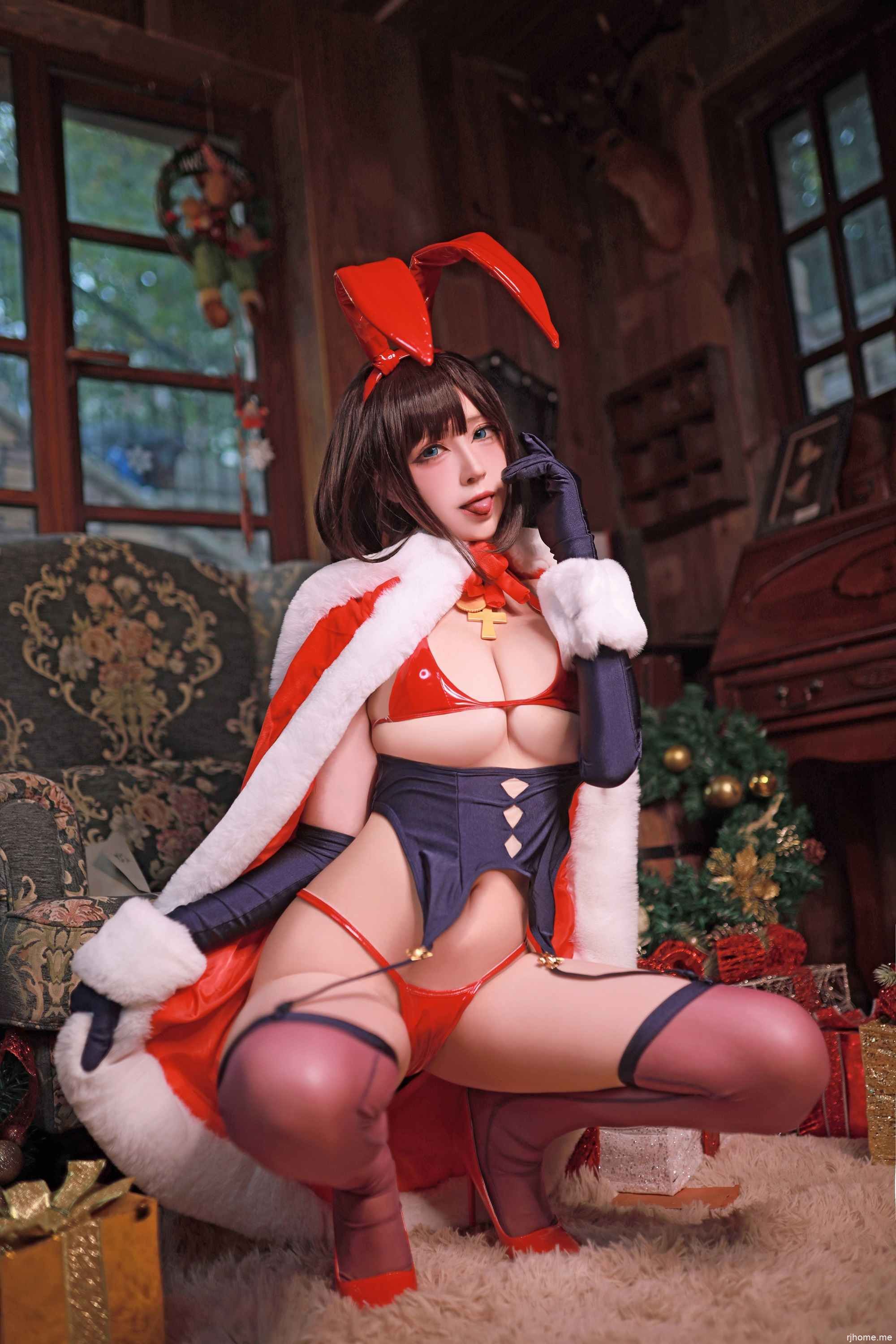 黑白御猫 魔太郎圣诞兔子[35P-412MB]