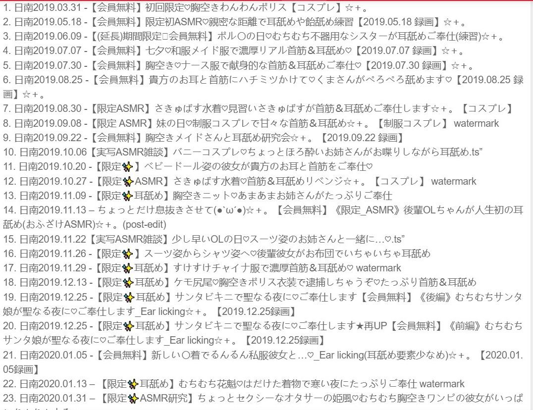 日南canan[nico会限]大合集  （2019.03.31~2022.01.01）