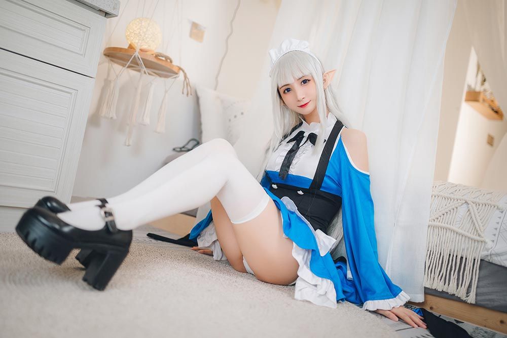 [733]贝儿酱Miki - NO.03 艾米莉亚女仆 [29P-353MB]