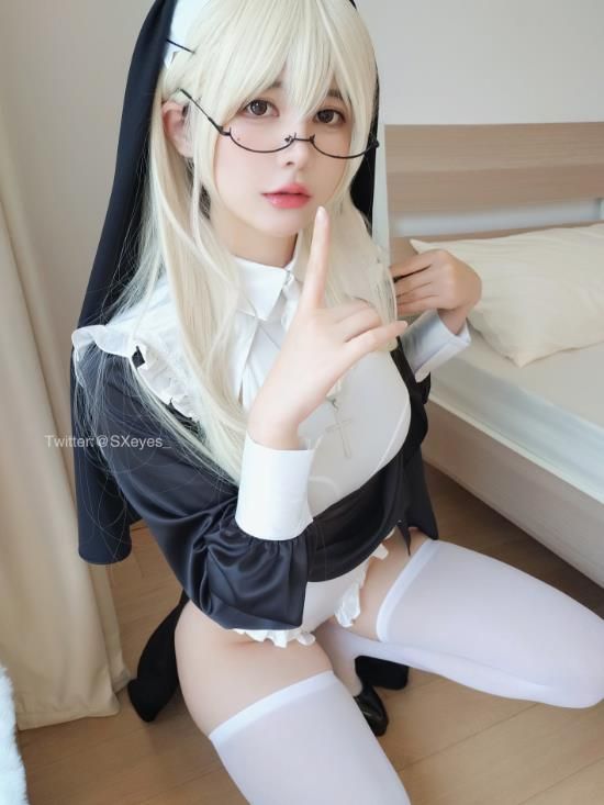 22062403 （评论可见） 眼酱大魔王w - 修女シスター   34P+2V-156M