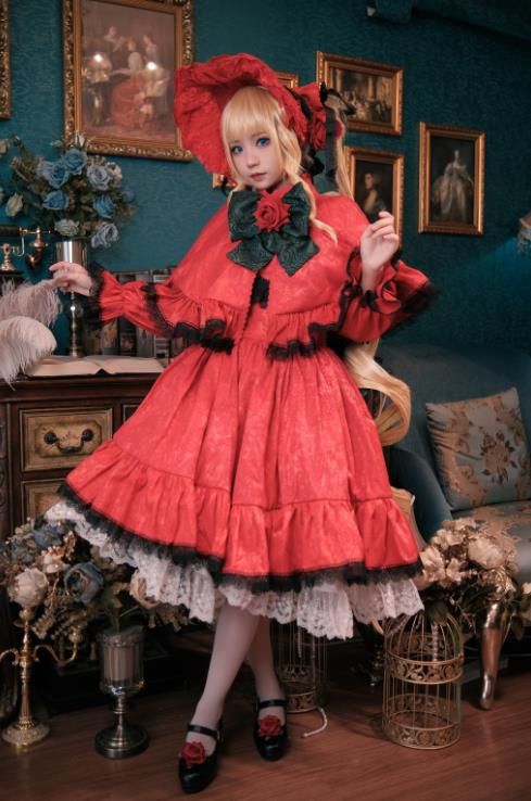 22080213 （评论可见） 花柒Hana - 蔷薇少女真红  13P-221M