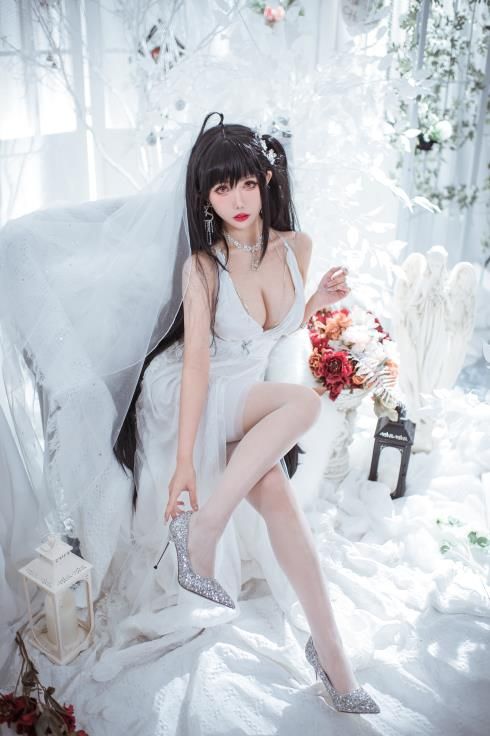 22092111  仙女月 - 大凤纯白婚纱  30P-189M