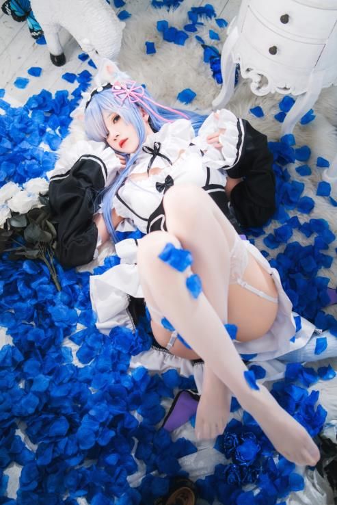 22100810  桜桃喵 -  长发蕾姆02   44P-684M