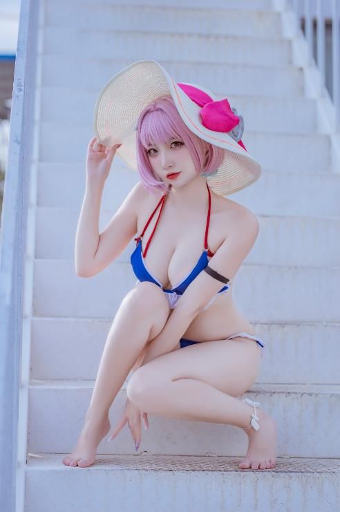 22122815  二佐Nisa - 碧蓝塔尔图泳装   27P-152M