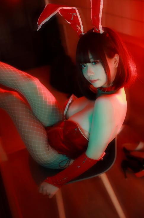 23031411  末夜787 - 红色兔女郎  34P-349M