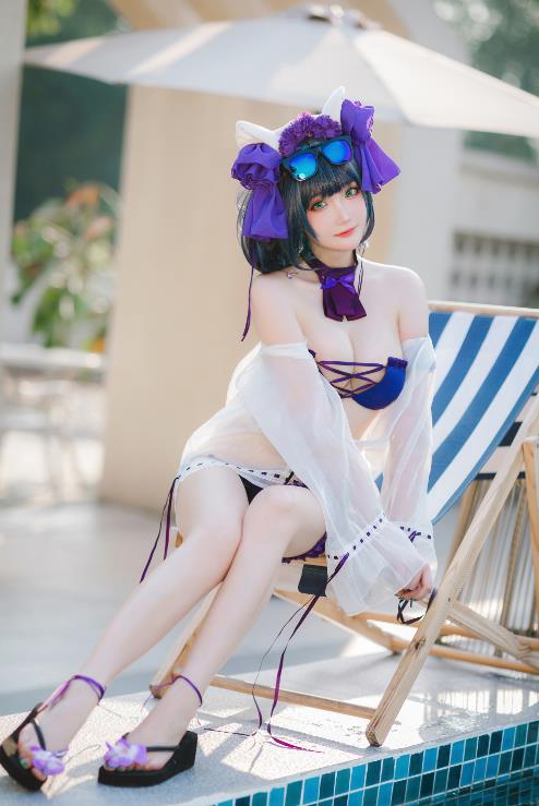 23042105  瓜希酱 - 柴郡泳装  32P-108M