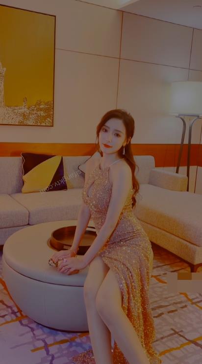 23051203  王馨瑶 - 粉金色礼服  1V-972M