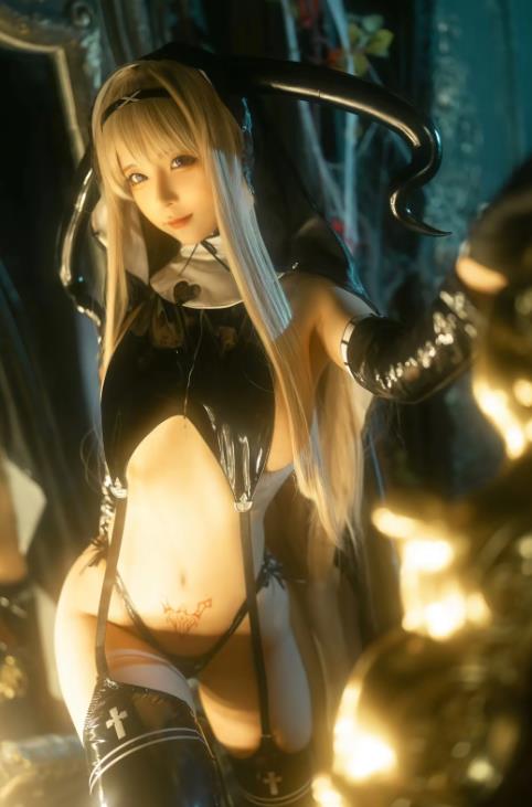 23080918  蠢沫沫 - 修女 12P-144M