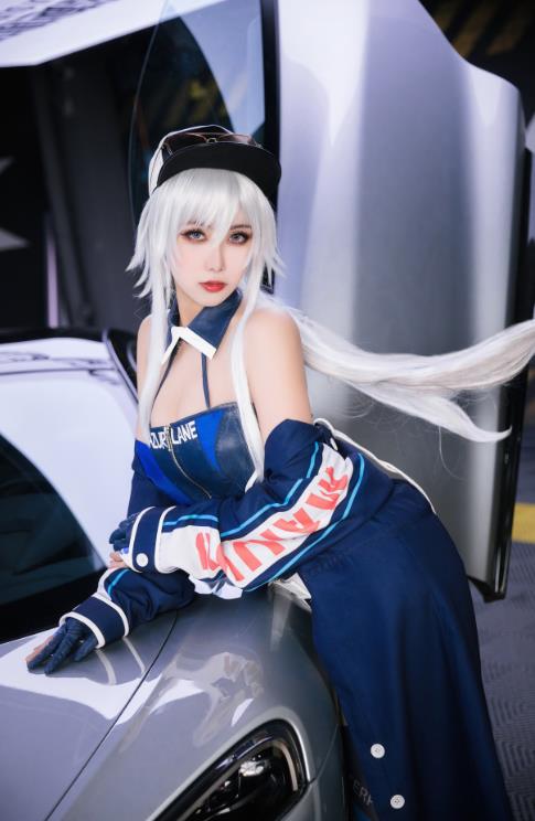 23101718  Momoko葵葵&amp;瓜希酱 - 碧蓝航线 欧根&amp;企业 赛车女郎 58P-277M