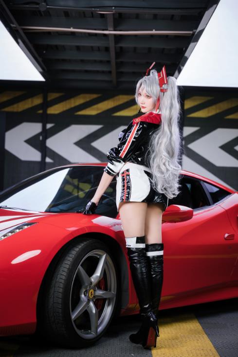 23101718  Momoko葵葵&amp;瓜希酱 - 碧蓝航线 欧根&amp;企业 赛车女郎 58P-277M