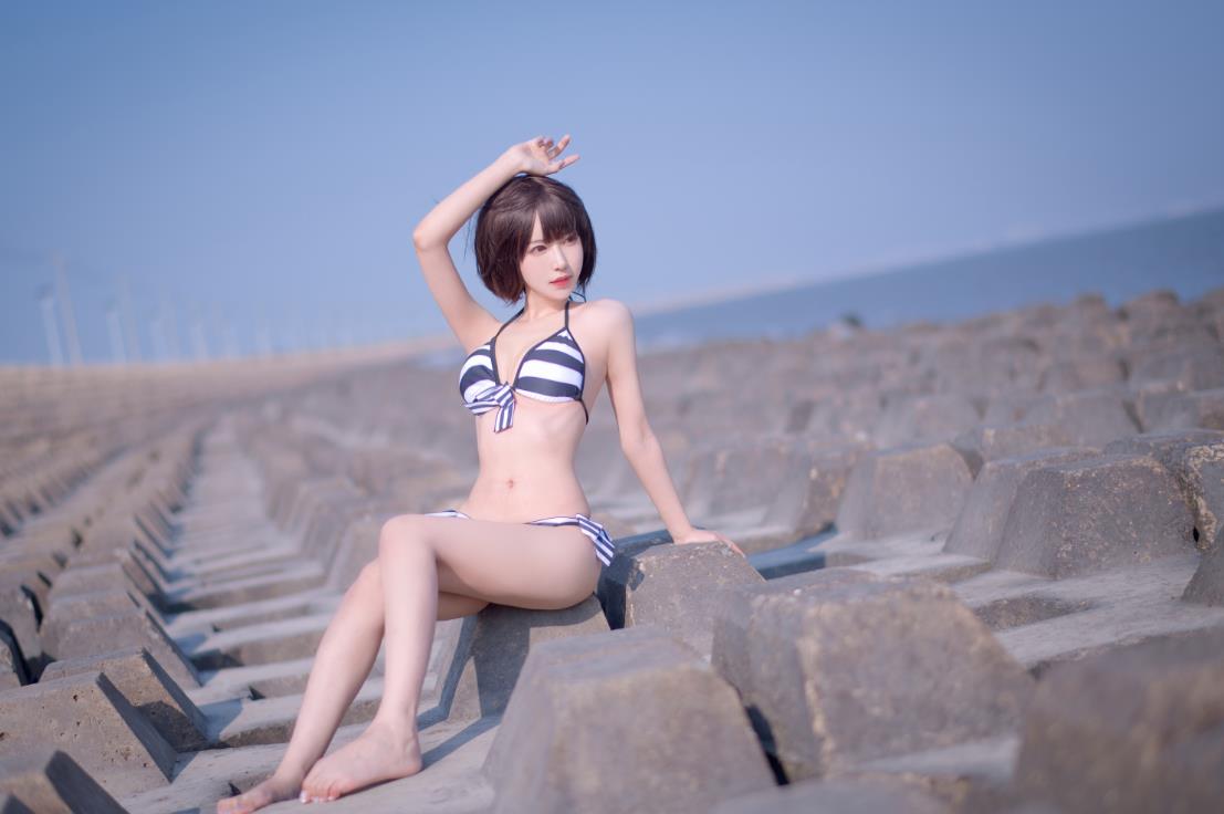 23111817  Shika小鹿鹿 - 加藤惠 泳装  17P-114M