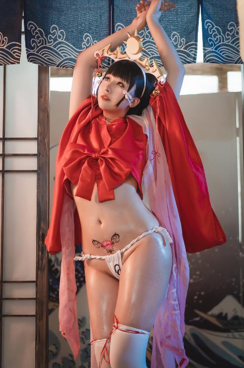 24072417  小容仔咕咕咕w - 黑兽巫女辉夜  31P-461M