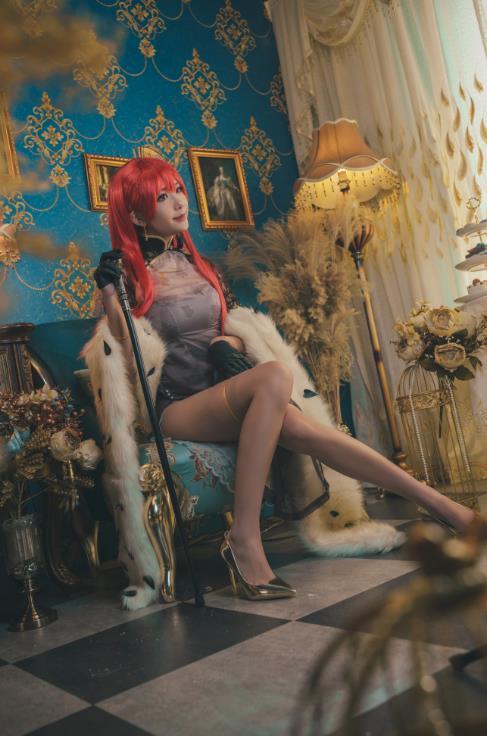 24072414  源纱希喵喵喵 - 君主旗袍  17P-452M