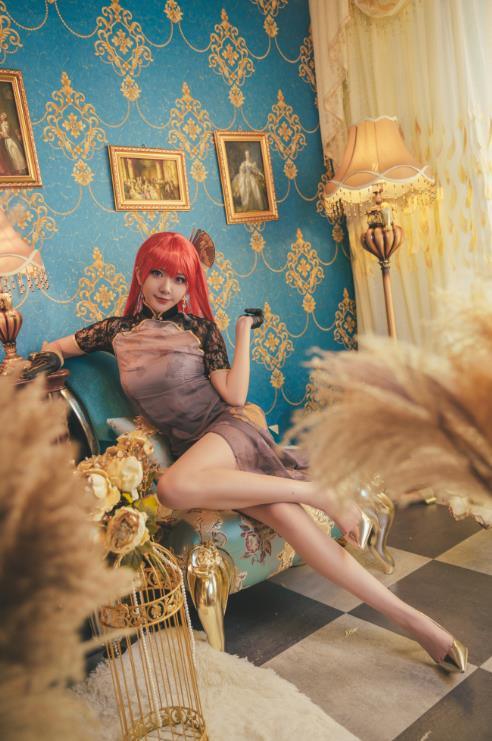 24072414  源纱希喵喵喵 - 君主旗袍  17P-452M