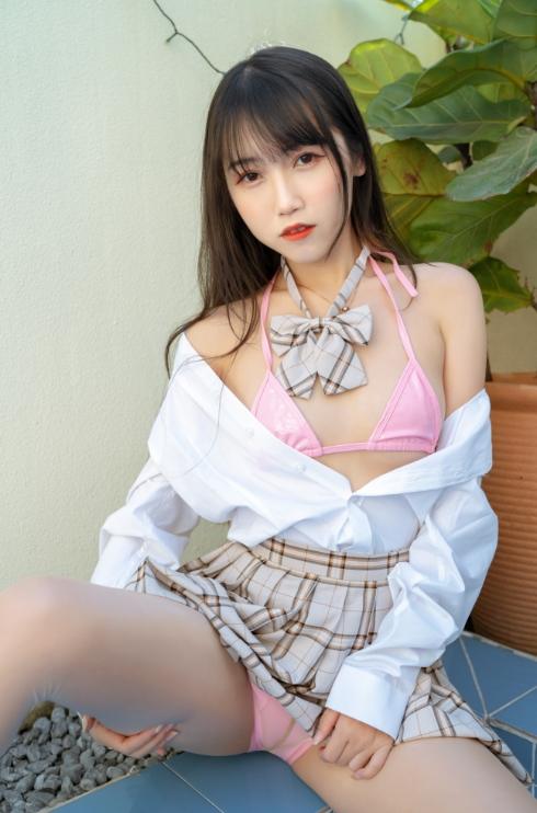 24081609   不呆猫 - 绳艺 JK制服  32P-446M