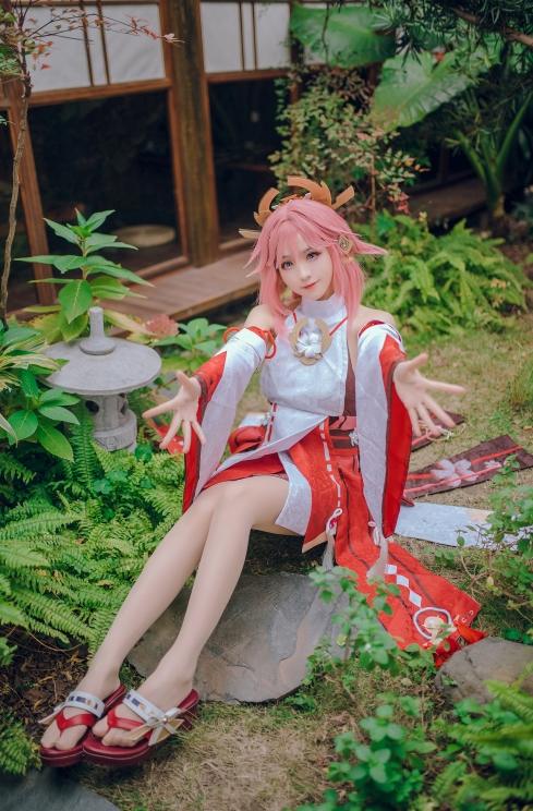 24081301  miko酱ww - 原神 八重神子 31P-565M