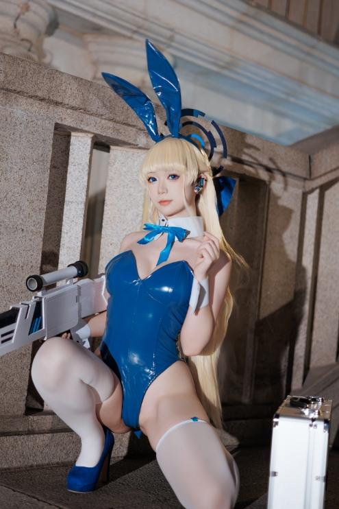 24081319   樱落酱 - 蔚蓝档案 toki兔女郎  32P-322M