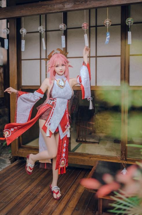 24081301  miko酱ww - 原神 八重神子 31P-565M