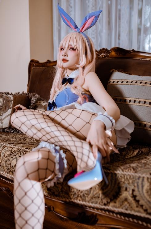 24090603  二佐Nisa - 海梦蓝色兔女郎  30P-1.21G