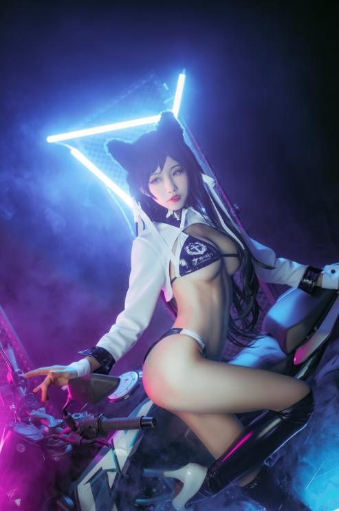 24092004  水淼Aqua - 爱宕犬 机车  17P-167M