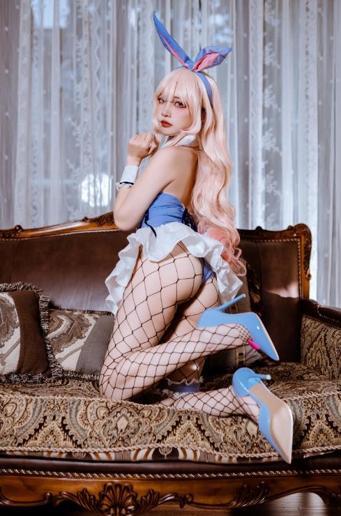 24090603  二佐Nisa - 海梦蓝色兔女郎  30P-1.21G