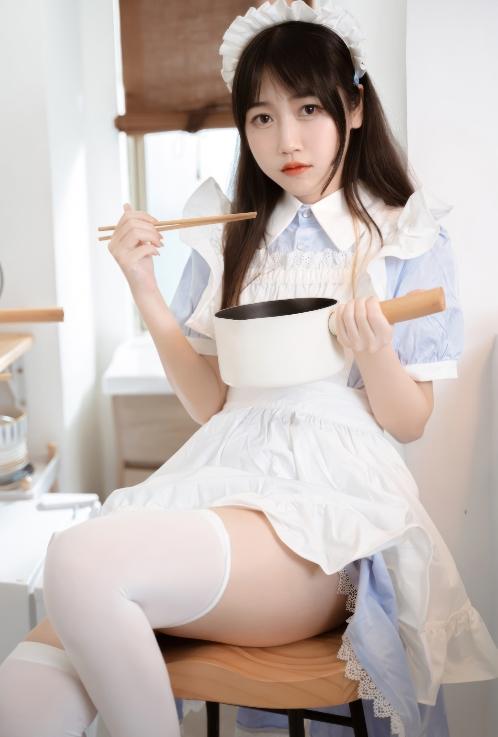 24113001  不呆猫 - 厨房小女仆 35P-213M