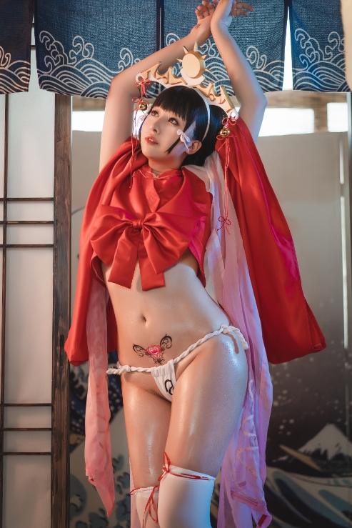 25011907  小容仔咕咕咕w - 黑兽巫女辉夜 31P-462M