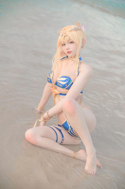 25012211  起司块wii - 白枪泳装  48P-257M