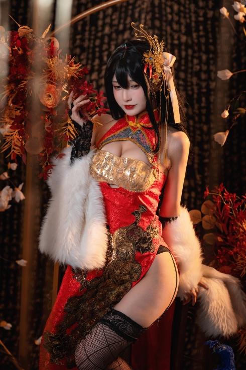 25011304  铁板烧鬼舞w - 大凤旗袍 30P-480M