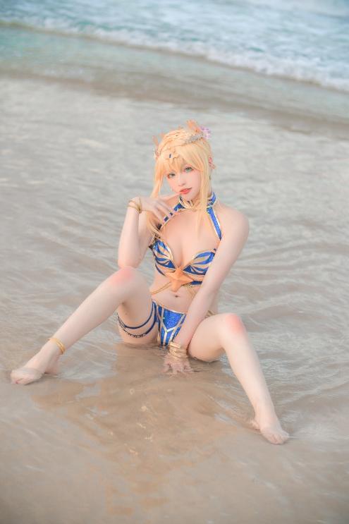 25012211  起司块wii - 白枪泳装  48P-257M