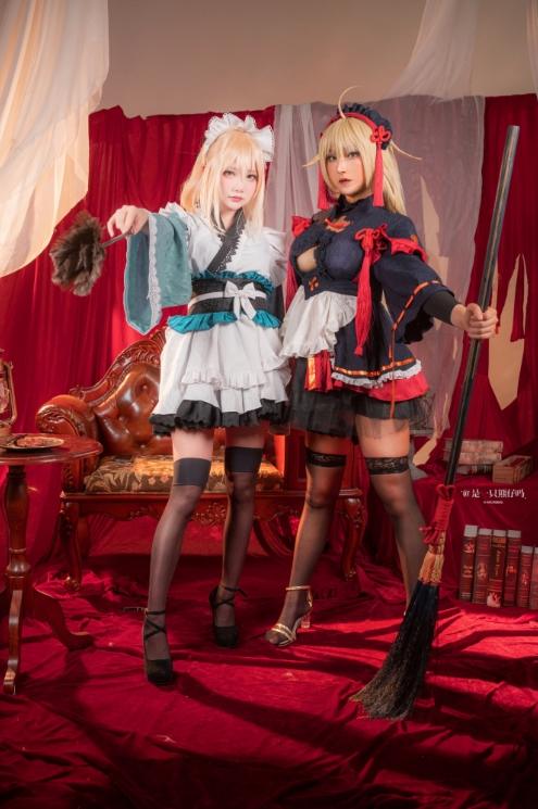 25012708  小容仔咕咕咕w&amp;是一只熊仔吗 - fgo 冲田总司 魔神冲田 双人绳艺 55P-352M