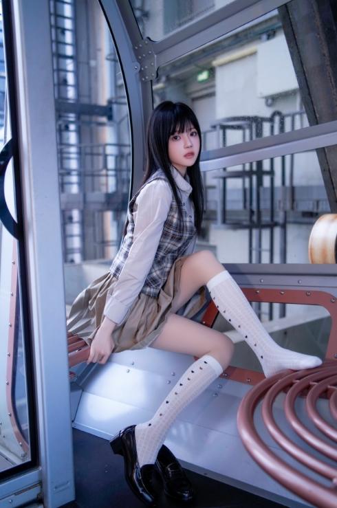 25031420  桜桃喵 - 制服摩天轮 27P-667M