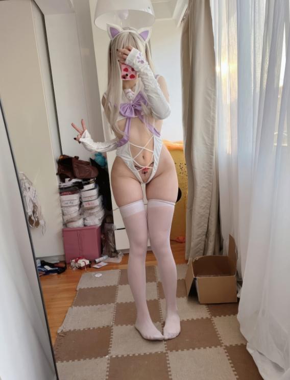 25031601  安食AJIKI - 白猫猫 48P-267M