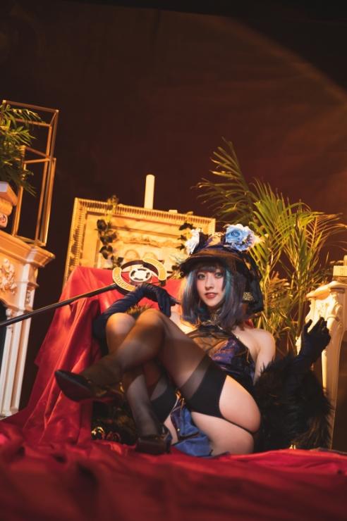 25052602  冬马路纱 - 碧蓝航线 柴郡旗袍 53P-640M