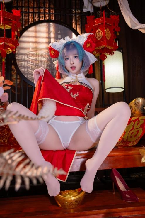 25052608  清水由乃 - 柴郡新春旗袍 71P+1V-2.41G