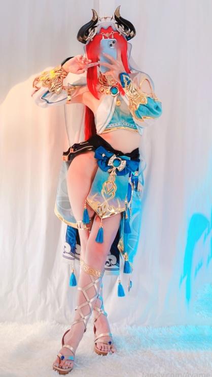25060520  Ayame Base cosplay Nilou - Genshin Impact  13P+1V-63M