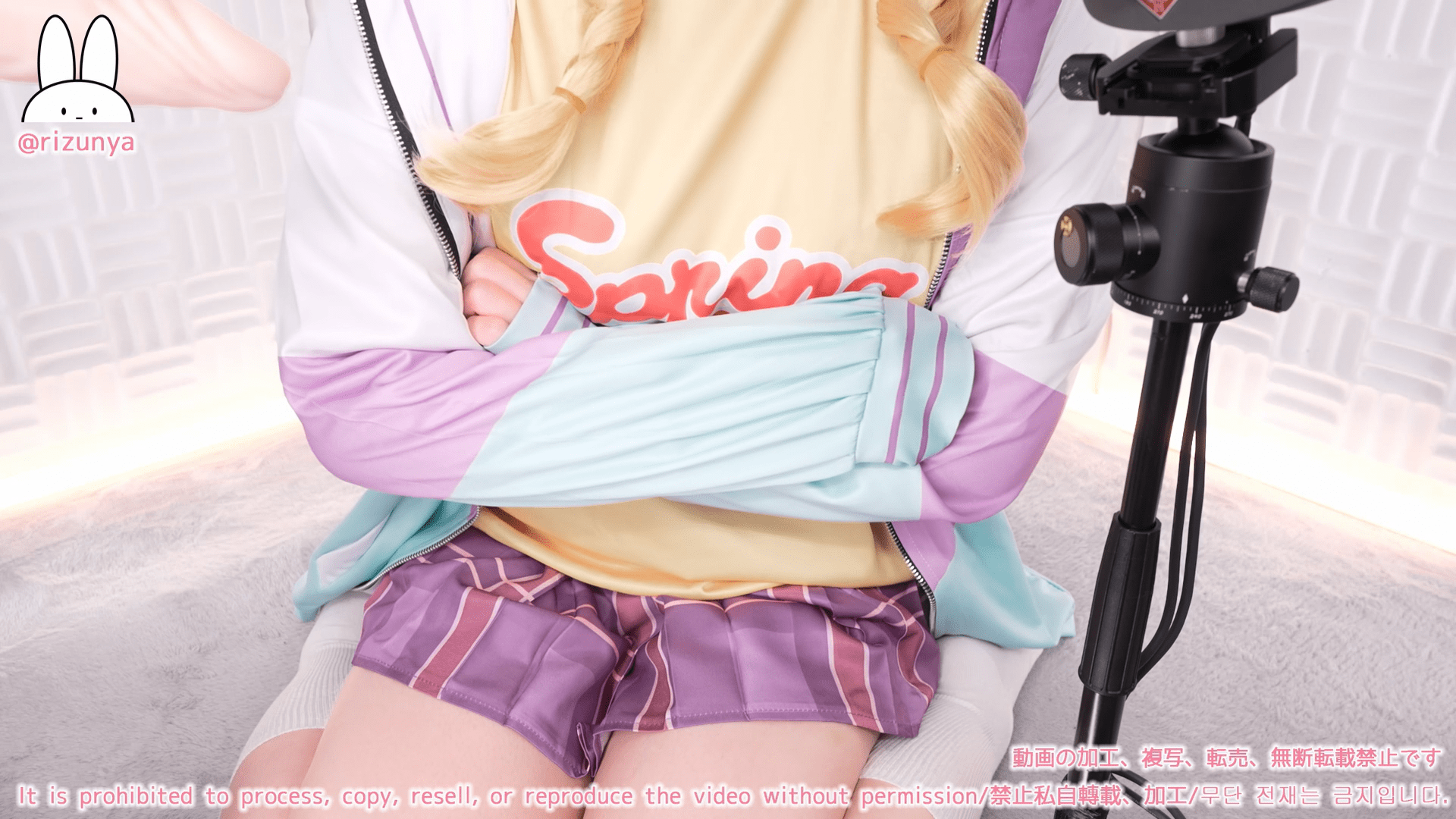 [rizunya]2025-06-03 [fantia]学◯ス藤◯ことねのコスプレで担当アイドルと夜のレッスン♡生脱ぎおパンツで手◯キオナサポASMR動画【りずな】