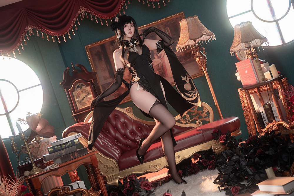 Natsuko夏夏子 – NO.084 碧蓝航线 镇海旗袍[76P-498M]