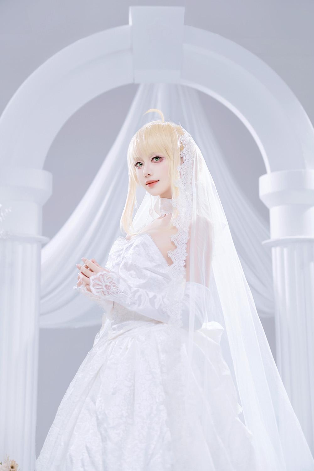 Shika小鹿鹿 – NO.131 FGO Saber花嫁[22P-284.5M]