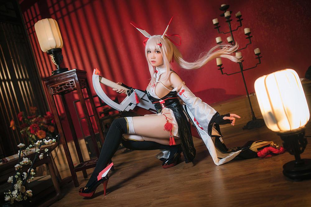 焖焖碳 – NO.046 碧蓝航线 绫波旗袍[25P-375.9M]